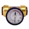 Apollo 3/4 in. x 3/4 in. x 1/2 in. Brass Push-To-Connect Tee with Pressure Gauge (0 to 200 psi) FSBTWG34 - alternate 8